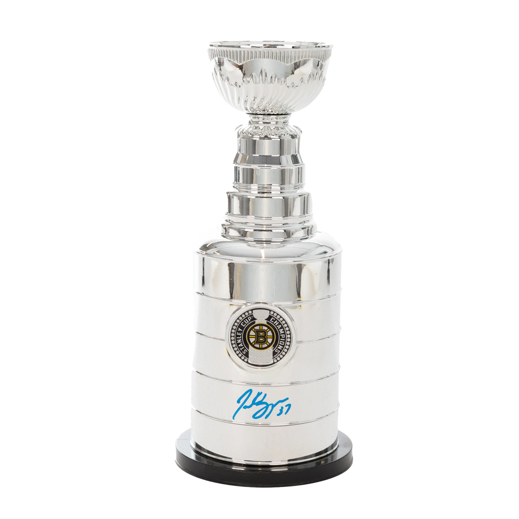 Patrice Bergeron Autographed Stanley Cup Replica 14"