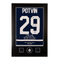 (PAST AUCTION) <br> LOT 45: FELIX POTVIN AUTOGRAPHED AND INSCRIBED FRAMED CCM JERSEY WITH EMBROIDED STATS