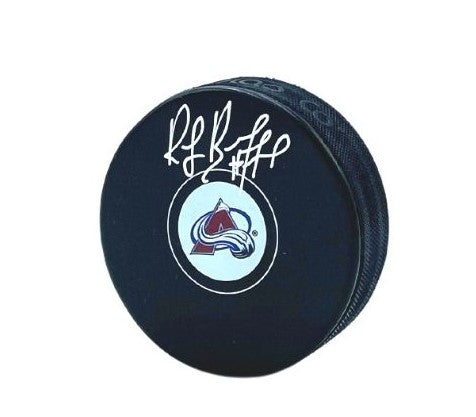 Raymond Bourque Autographed Puck - Logo Colorado