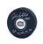 Pete Mahovlich Autographed & Inscribed Puck - Logo (2)