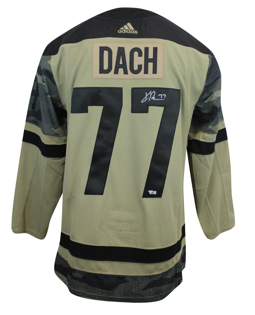 Kirby Dach Autographed Military Adidas Authentic Jersey