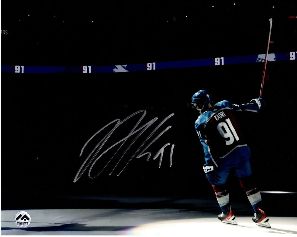 Nazem Kadri Autographed 8x10 Photo - Blackout