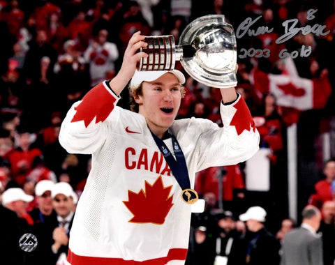 Owen Beck Autographed & Inscribed 8X10 Photo - Team Canada