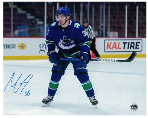Nils Hoglander Autographed 11x14 Photo - Action