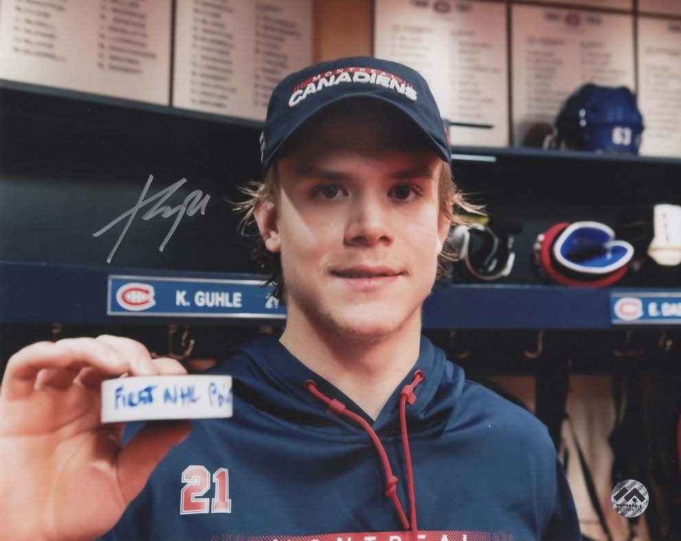 Kaiden Guhle Autographed 8x10 Photo - Montreal Canadiens (5)