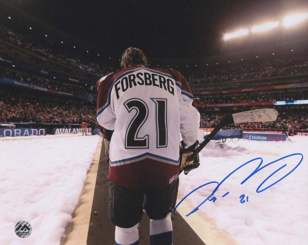 Peter Forsberg Autographed 8x10 Photo - Stadium Series