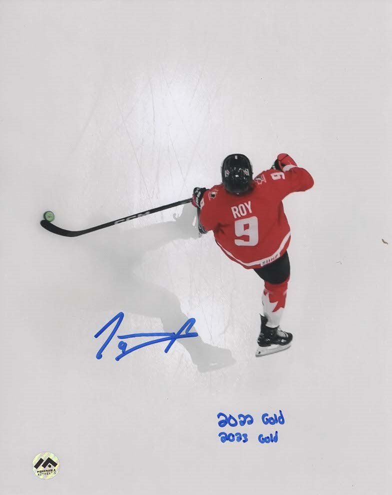 Joshua Roy Autographed & Inscribed 8x10 Photo - Team Canada (4)