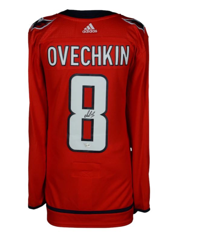 Alexander Ovechkin Autographed Red Adidas Authentic Jersey