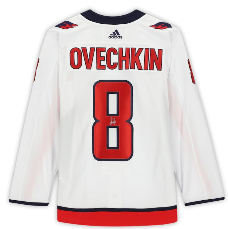 Alexander Ovechkin Autographed White Adidas Authentic Jersey