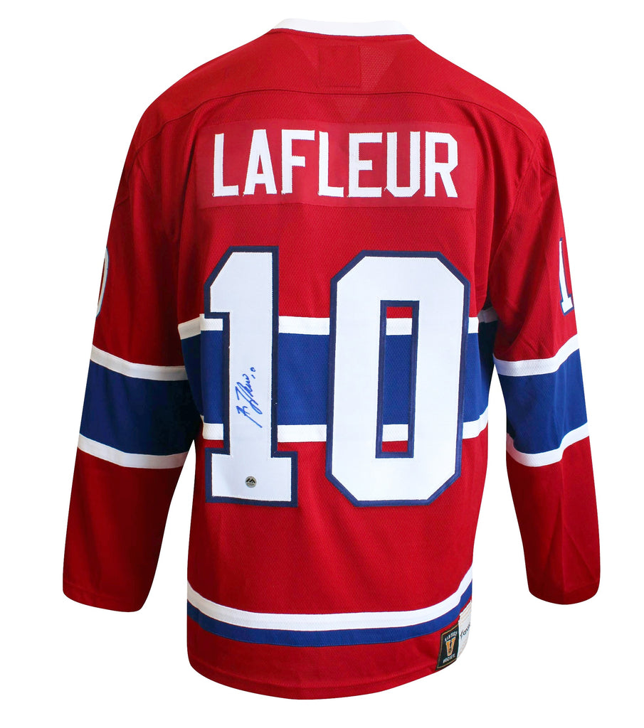 Guy Lafleur Autographed Fanatics Vintage Replica Jersey