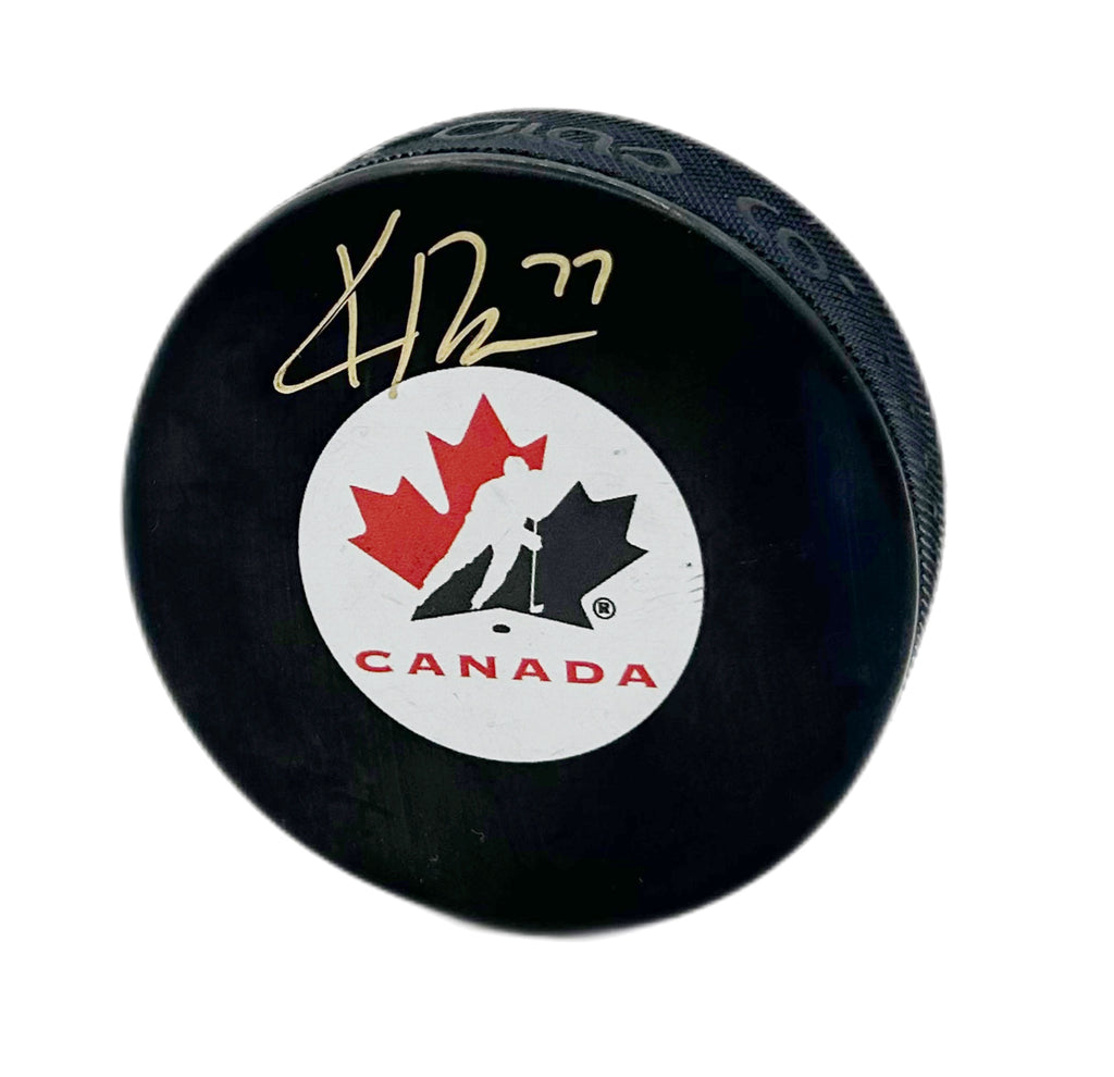 Kirby Dach Autographed Puck - Team Canada