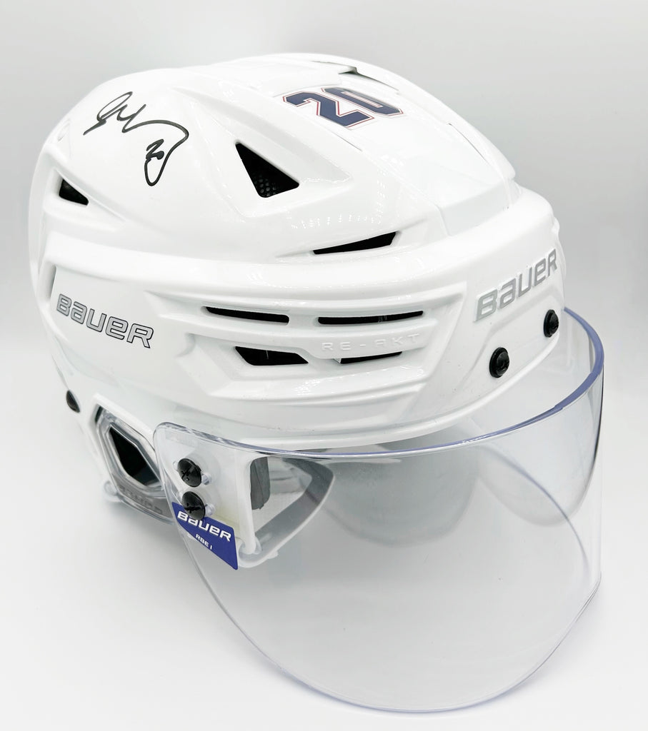 Juraj Slafkovsky Autographed White Bauer Helmet
