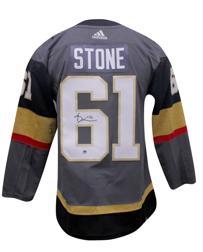 Mark Stone Autographed Grey Adidas Authentic Jersey
