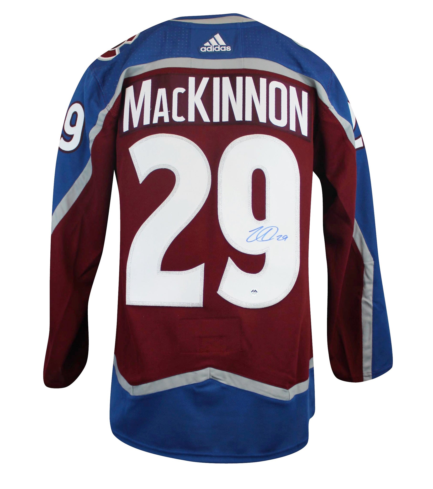 Nathan mackinnon 2024 autographed jersey