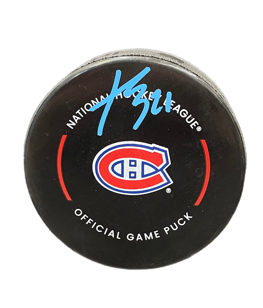Kaiden Guhle Autographed Puck - Official