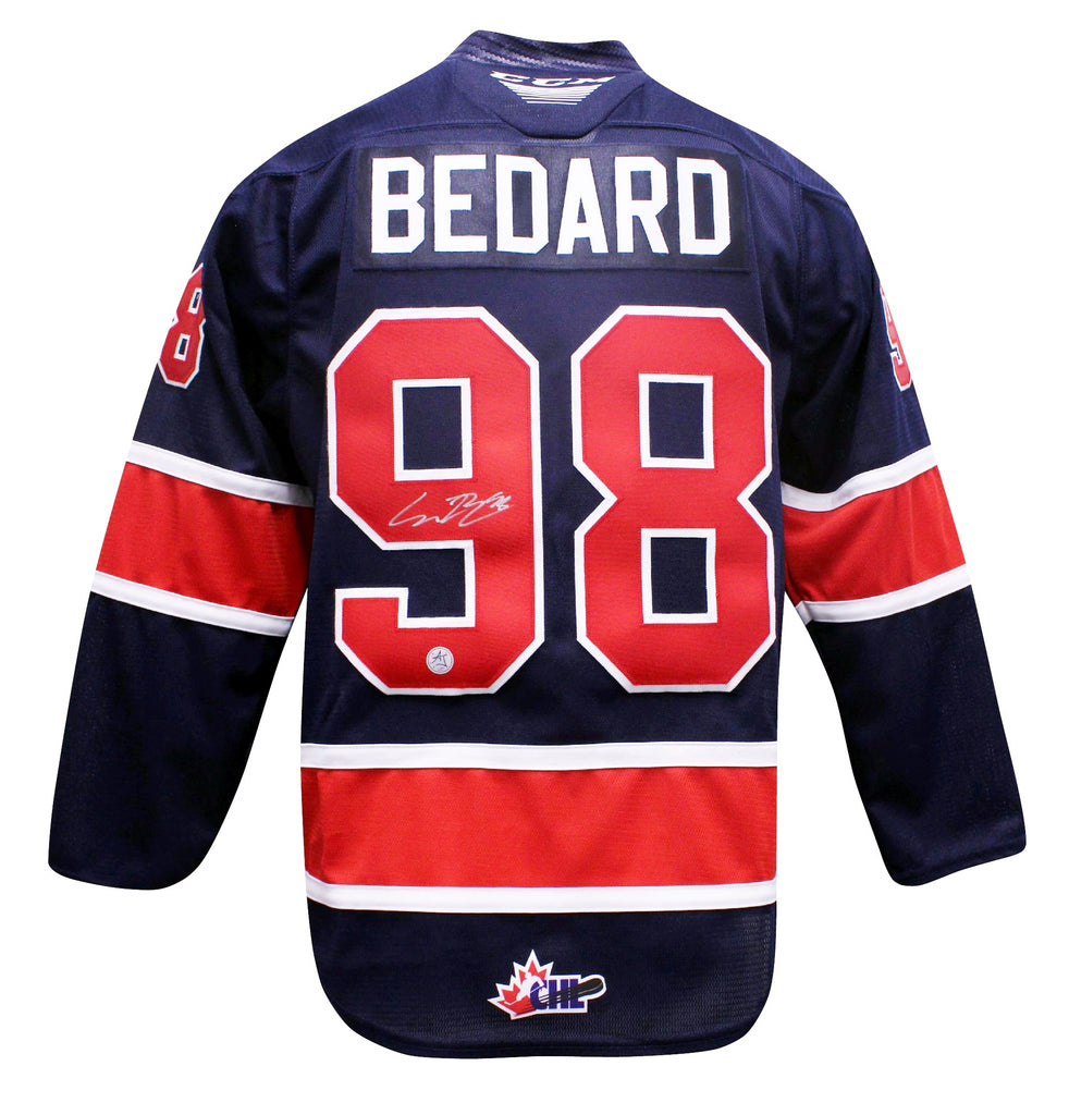 Connor Bedard Autographed Regina Pats CCM Replica Jersey