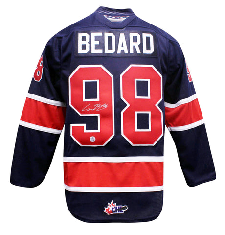 Connor Bedard Autographed Regina Pats CCM Replica Jersey