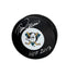 Teemu Selanne Autographed & Inscribed Puck - Logo (Ducks Vintage)