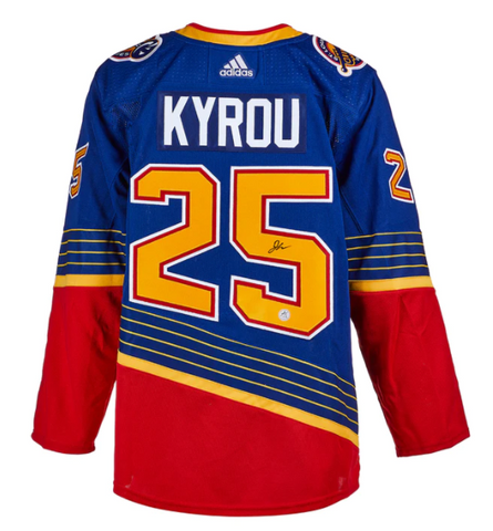 Jordan Kyrou Autographed Reverse Retro 2.0 Adidas Authentic Jersey