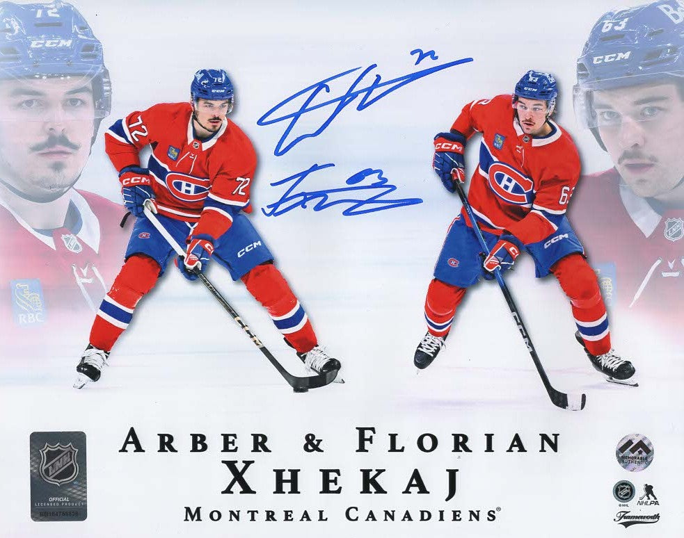 Arber & Florian Xhekaj Autographié Photo 8x10 - Double