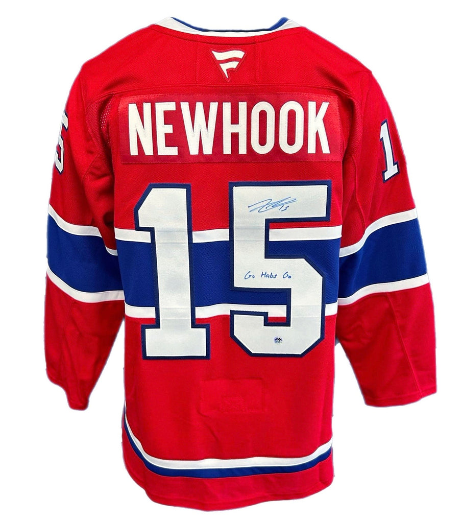 Alex Newhook Autographié & Fanatiques Inscrits Premium chandail