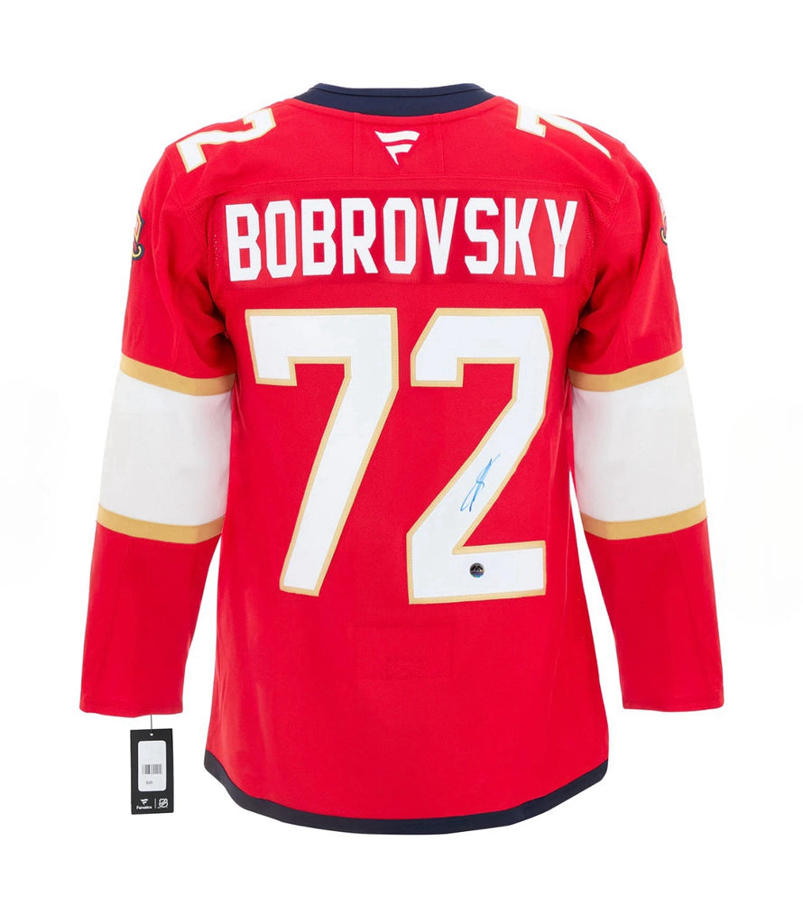 Sergei Bobrovsky Autographié Fanatics des Panthers de la Floride Premium chandail