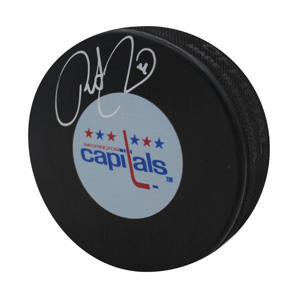 Robert Picard Autographié Puck - Logo Capitals