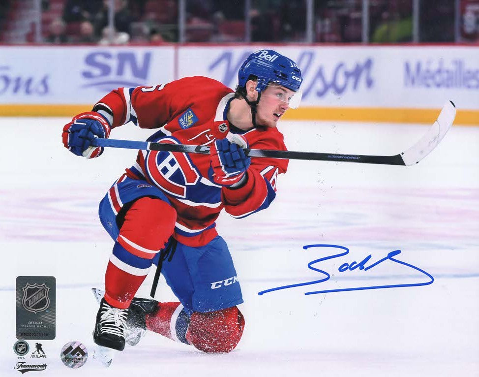 Zachary Bolduc Autographié Photo 8x10 - Prise de vue