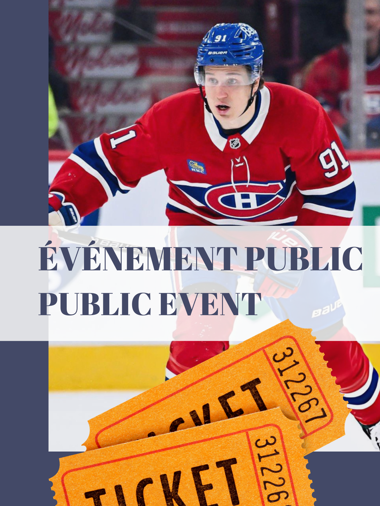 BILLET ÉVÉNEMENT PUBLIC / PUBLIC SIGNING TICKET - OLIVER KAPANEN