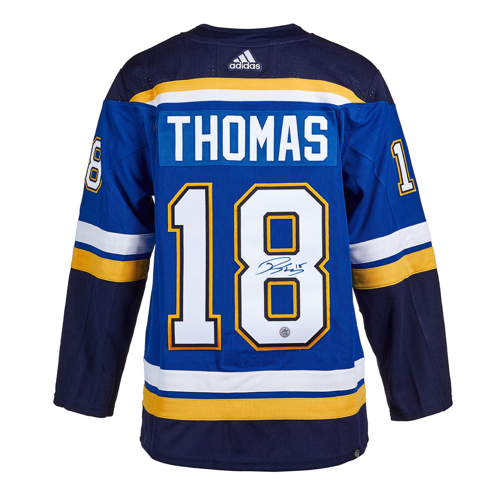 Robert Thomas Autographié St Louis Blues Adidas Authentic chandail - MAISON