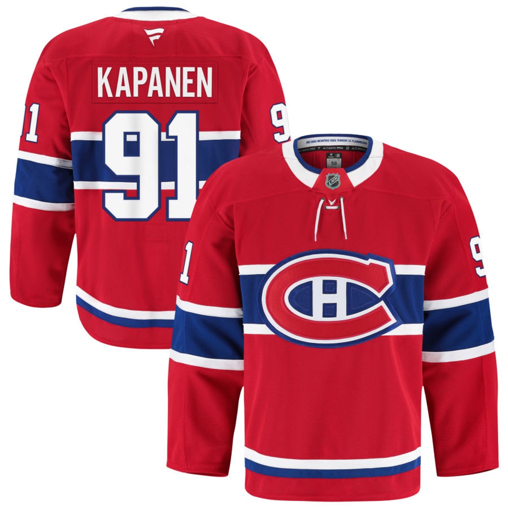 PRÉCOMMANDE - Oliver Kapanen Autographié Fanatiques Premium chandail